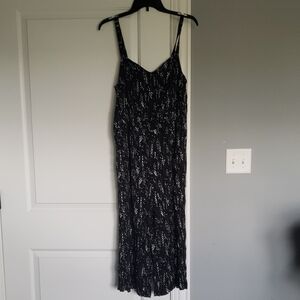 Black Sleeveless Spaghetti Strap Jumpsuit